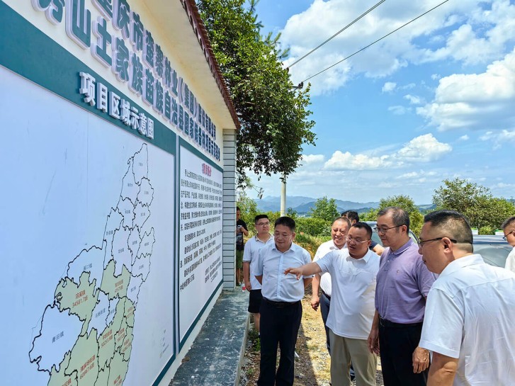 曹春华率队调研蛮寨集团秀山县国家储备林建设项目